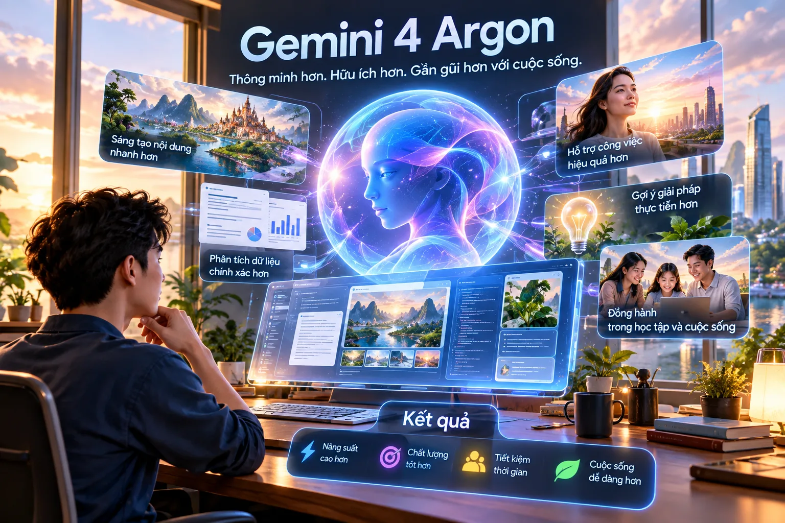 Google ra mắt Gemini 4 Argon: mô hình AI xử lý tác vụ dài