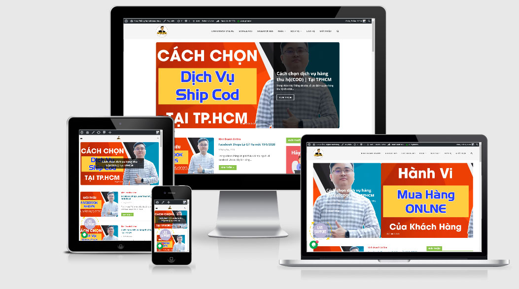 Thiết kế website phải tương thích nhiều thiết bị