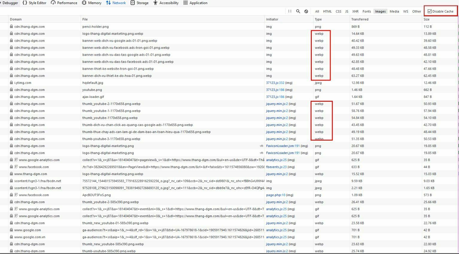 tối ưu tốc độ website
