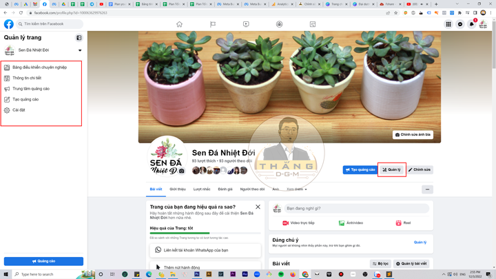 Trang Fanpage trải nghiệm mới