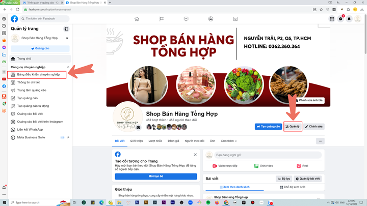 Phân quyền vai trò trên trang trải nghiệm mới