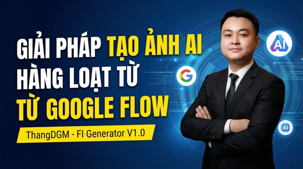 ThangDGM - FI Generator V1.0 (Auto Flow): Giải Pháp Tạo Ảnh AI Hàng Loạt Từ Google Flow Ổn Định Nhất 2025