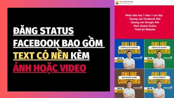 Thủ Thuật Đăng Status Facebook Bao Gồm Text Có Nền Kèm Ảnh Hoặc Video