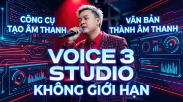 Voice3 Studio - Phần Mềm Chuyển Văn Bản Thành Giọng Nói Chuyên Nghiệp